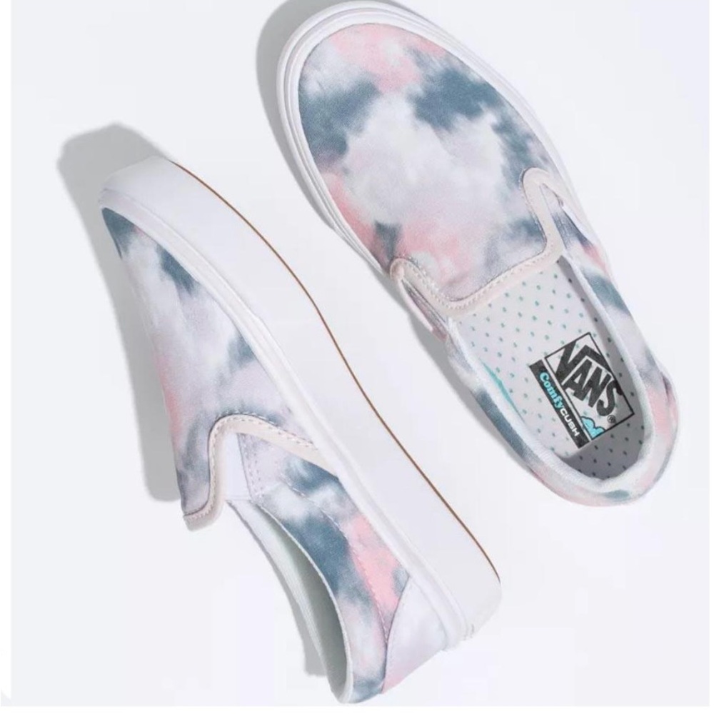 Vans Kids' Cloud Wash ComfyCush Slip-Ons NWT